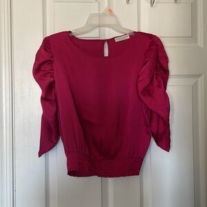 Pink PAPER CRANE 3/4 Sleeve Top
